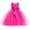 Hot Pink, variant on XMMSWDLA Big Bowknot Pageant Lace Embroidery Dress Toddler Baby Girls Party Tutu Gown Dresses Newborn Girl Clothes