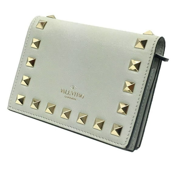 Pre-Owned Valentino Garavani Rockstud Wallet Fold ROCKSTUD aq9275