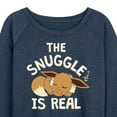 thumbnail image 3 of Pokémon - The Snuggle Eevee - Women's Lightweight French Terry Long Sleeve Shirt, 3 of 5