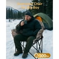 thumbnail image 3 of Slsy Oversized Folding Camping Chair, 500lbs Heavy Duty Portable Oversize Outdoor Chair for Adults, Fully Padded Lawn & Sports Chair, Patio Lounge Camping Seat, 3 of 8