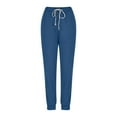 thumbnail image 4 of Otvok 2Pcs Home Sweatpants for Women Casual Solid Color Sanitary Pants Loose Trousers, 4 of 6