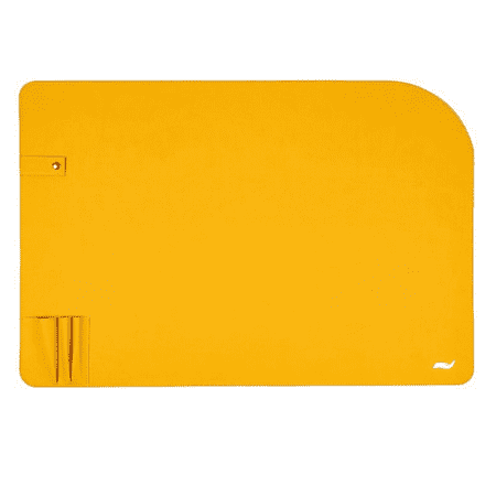 Elevation by Tina Wells Saffiano Vegan Leather Honey Desk Mat