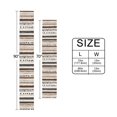 thumbnail image 6 of Yayeee Table Runner 90 inches Long Home Kitchen Dinning Party Decoration, Brown Abstract Stripes, 6 of 7