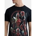 thumbnail image 4 of Deadpool Family Men's & Big Men's Graphic Tee with Short Sleeves, Sizes S-3XL, 4 of 5