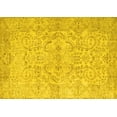 thumbnail image 1 of Ahgly Company Indoor Rectangle Abstract Yellow Contemporary Area Rugs, 4' x 6', 1 of 4