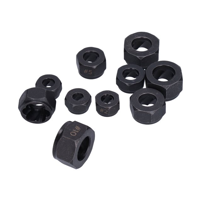 Débroussailleuse, Haute Résistance Efficace 10Pcs Serrant l'Extracteur Professionnel d'Écrou Cassé pour Maintenir pour Réparer le Style Bas