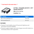 thumbnail image 2 of Air Filter - Compatible with 2013 - 2017 Hyundai Elantra GT 2014 2015 2016, 2 of 2