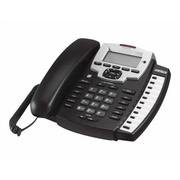 Cortelco 922500TP227S - Corded phone with caller ID/call waiting - 3-way call capability - 2-line operation