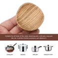 thumbnail image 3 of Shisuyan 3pcs Wood Pattern Pot Cover Knobs Pan Lid Holding Handle Pot Lid Cover Handle, 3 of 8
