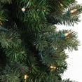 thumbnail image 2 of Northlight 4' Prelit Artificial Christmas Tree Slim Savannah Spruce - Clear Lights, 2 of 3