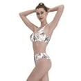 thumbnail image 3 of Kdxio Paris for Womens High Waisted Bikini Top Sports Style Two Piece Bathing Suits, 3 of 5