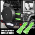 thumbnail image 2 of Soporte para Neumático Unique Bargains 2uds Interior Trasero Jeep Verde, 2 of 8