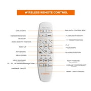 ESHINE Queen Adjustable Bed Frame, with Massage, Wireless Remote, USB, Under Bed Night Light, Head and Foot Incline, 3000 Series
