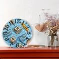 thumbnail image 6 of Pencil Sharpener Wall Clock 10 inch Non-Ticking Easy to Read Decorative Clocks for Home Bedroom Living Room, 6 of 8