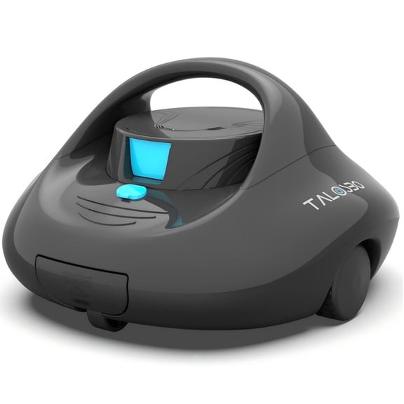 Talosbo Pleco SE Cordless Pool Vacuum Robotic Cleaner for Flat Above & Inground Pools,130 Min Runtime-Black
