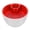 Red, variant on M Buder Pistachio Bowl Snack Serving Bowl Double Nut Bowl with Shell Storage Versatile Use for Home Kitchen Yellow