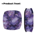 thumbnail image 2 of HELLHERO Purple Gold Marble Back Rest Covers Walker Rollator Seat Back Cover Quick Installation Easy to Install Washable for Seniors Men Women, 2 of 7