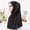 Coffee, variant on Cotton Instant Hijab Slip On Double Loop Scarf Pull Over Modest Headscarf Lightweight Breathable Islamic Shawl for Women Daily Wear