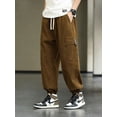 thumbnail image 3 of 2023 New Men's Joggers Baggy Cargo Pants Streetwear Multi-Pockets Casual Sweatpants Male Cotton Harem Trousers Plus Size 8XL, 3 of 5