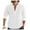 White, variant on Christmas! Ohufall Mens Shirts,Long Sleeve Shirts for Men,Casual Solid Color Button Stand-up Collar Long Sleeve Pullover Blouse Tops