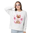 thumbnail image 2 of Faith Love Hope Goldendoodle Breast Cancer Awareness Survivor Sweatshirt Unisex Merch Doodle Dog Lover Gifts Idea - 02017, 2 of 6