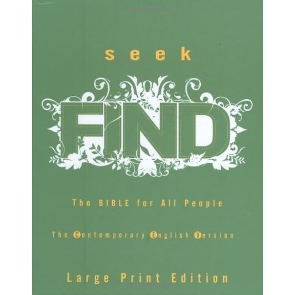 Pre-Owned Seek Find: the Bible for All People (Contemporary English Version), (Hardcover) 0399153861 9780399153860