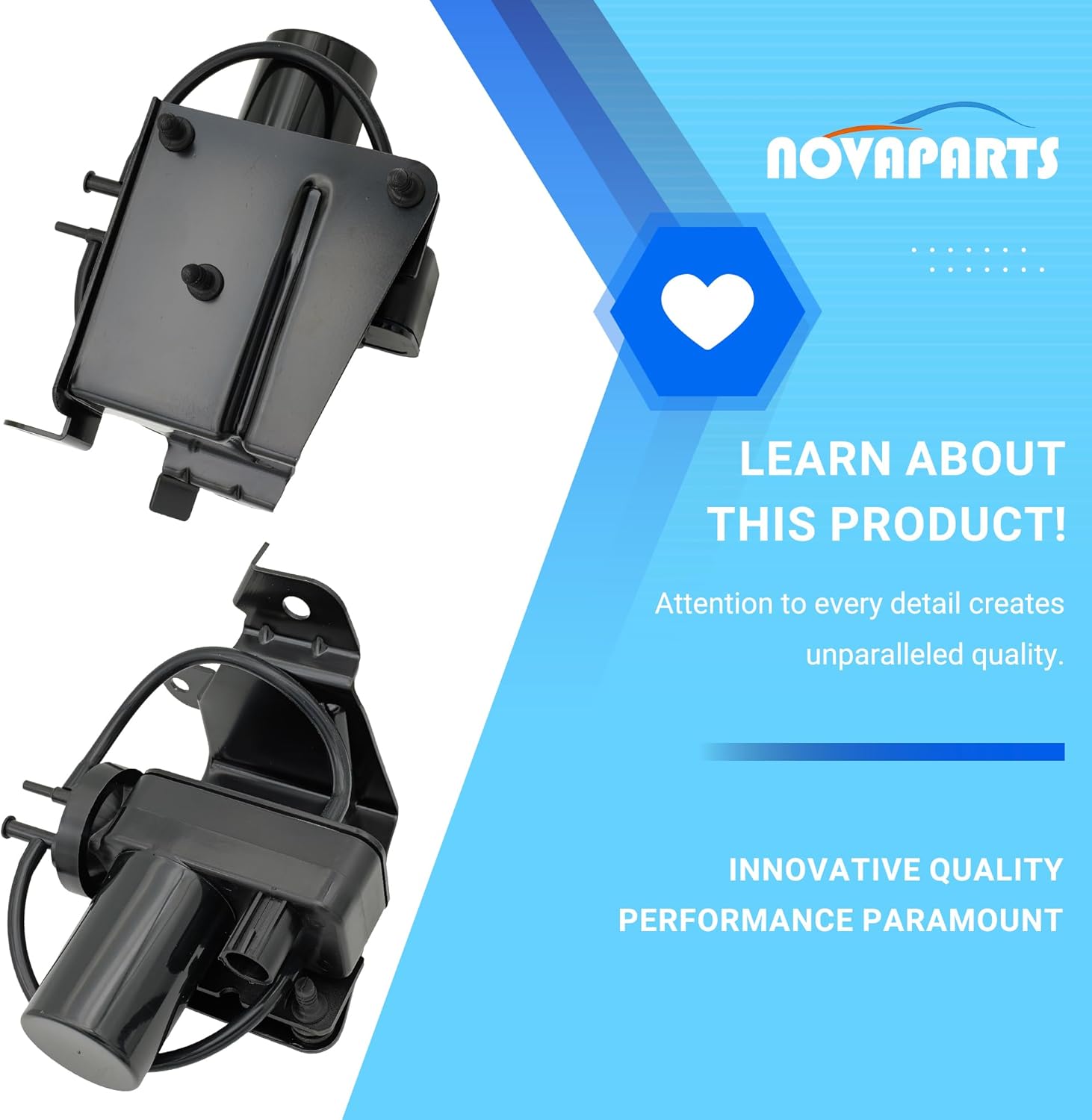 NOVAPARTS 904-214 Diesel Electric Vacuum Pump for 2003-2004 Dodge Ram 2500 3500 & Ford Excursion F-250 F-250 350 Super Duty Replaces # 6C3Z2A451A 53032373AB