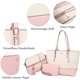 thumbnail image 4 of Bolso de mano para mujer, bolso de mano, bolso de mano, bolso de hombro elegante de diseñador grande para mujer, juego de 3, w Xemadio OTTO-WX-0068, 4 of 6