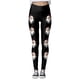 thumbnail image 4 of MKLEKYY Leggings de yoga para mujer, leggings para entrenamiento, leggings con estampado navideño, pantalones con bloques de color, leggings suaves y elásticos. 462, 4 of 4