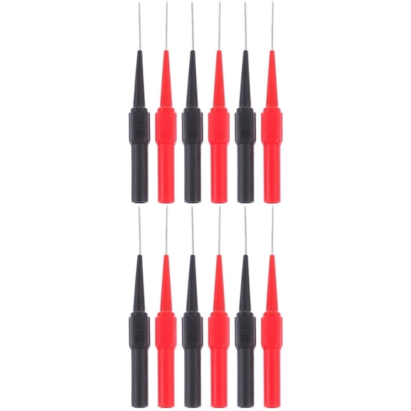 12 pcs Multimeter Testing Lead Extension Back Probes Multimeter Test