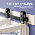 thumbnail image 5 of Flroha (T Shape Hanger) 70 Inches Barn Door Hardware kit, Barn Door Track, Sliding Door Hardware kit, Smoothly and Quietly -Heavy Duty Sturdy -Easy to install, 5 of 7