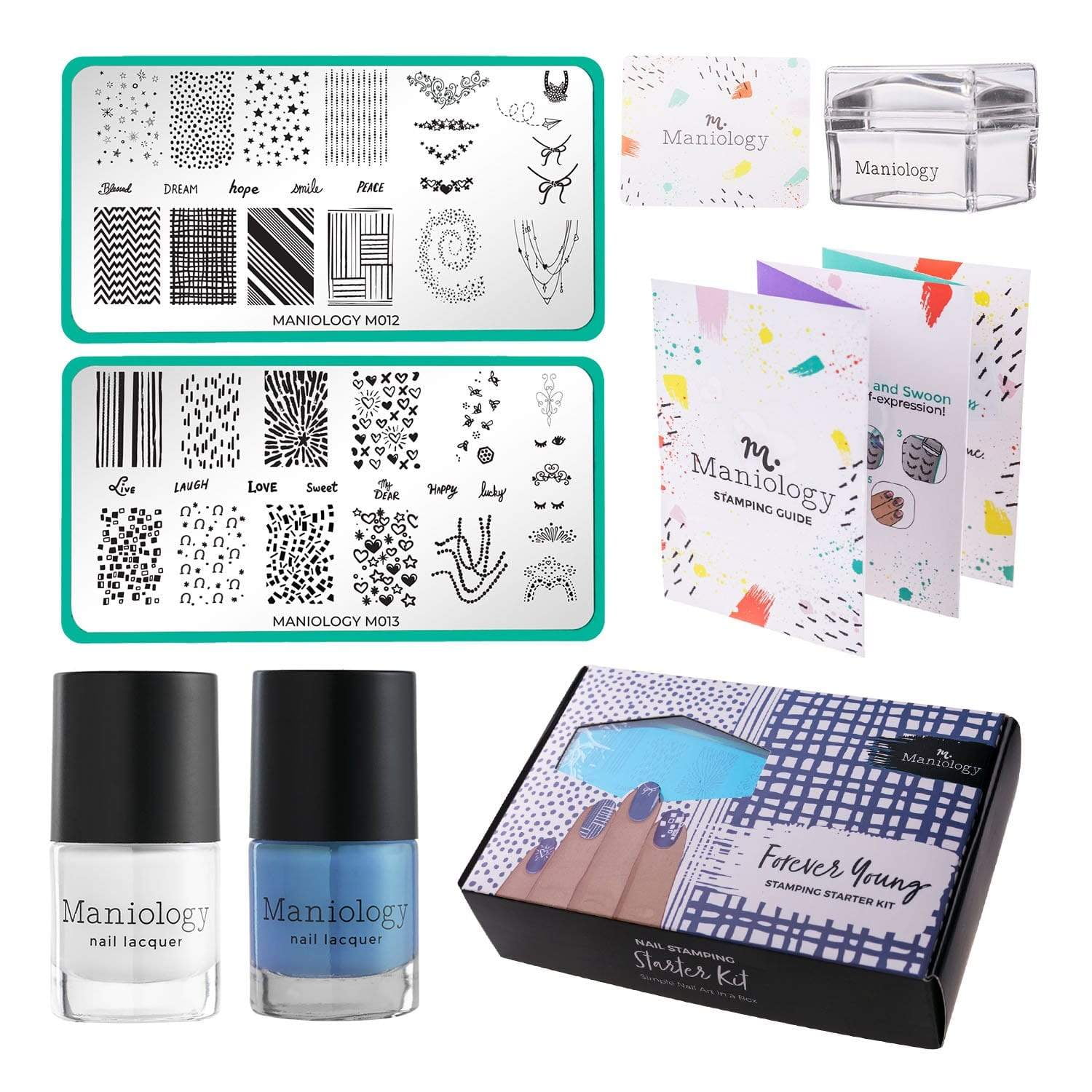 Maniology Forever Young: Nail Stamping Starter Kit - Stainless