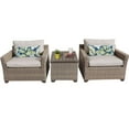 thumbnail image 1 of Hampton 3 Piece Outdoor Wicker Patio Furniture Set 03a, 1 of 7