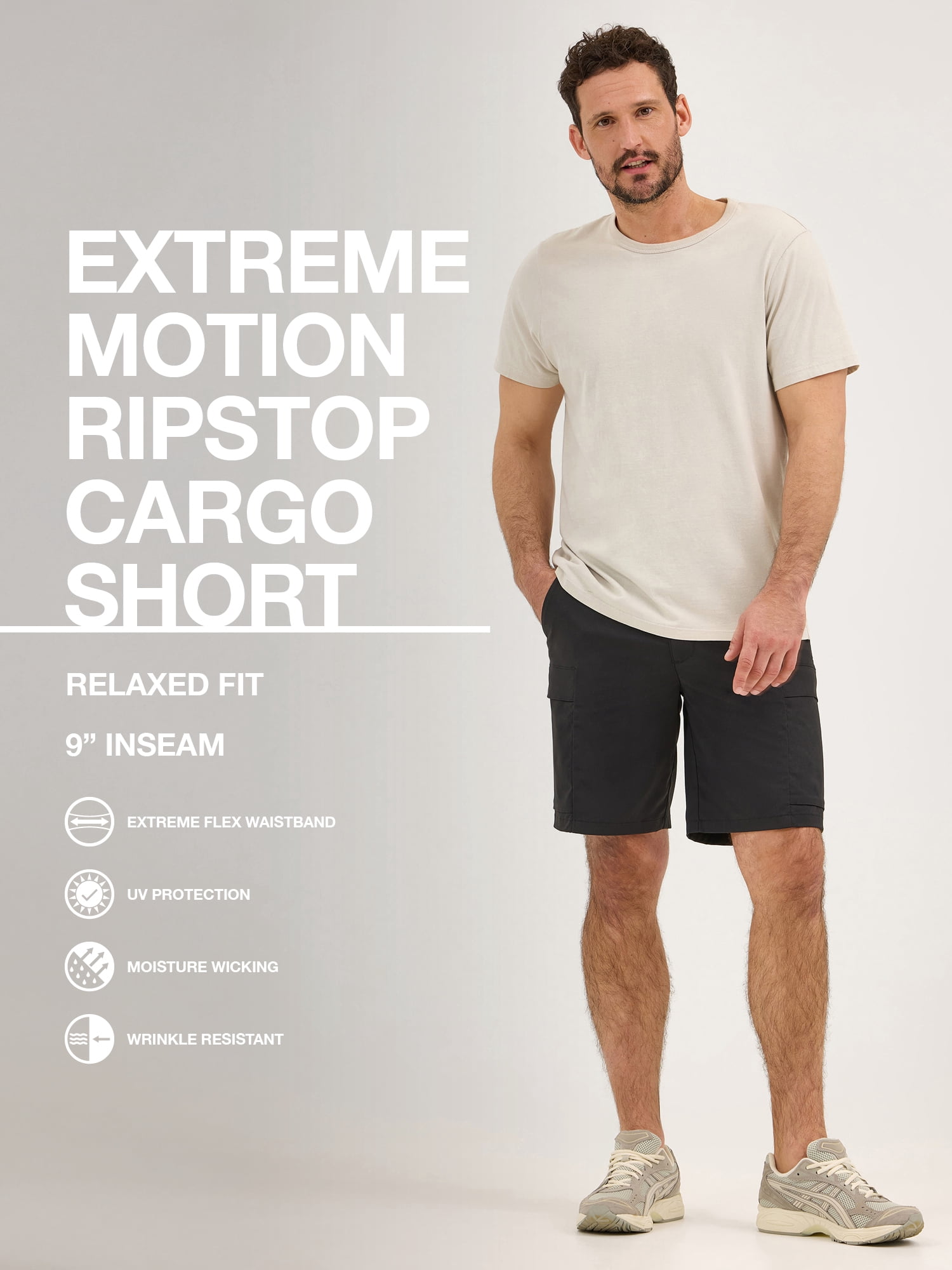 Lee® Men's Extreme Motion Ripstop 9" Cargo Short (29-42)