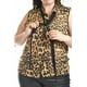 thumbnail image 4 of Blusa animal print con lazo Roman Fashion Tallas Extras 207 (Animal print) cafe 40, 4 of 6