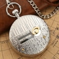 thumbnail image 3 of Guardoinrt Quartz Pocket Watch Musical Movement Retro Gold for Train Son Graduation, 3 of 6