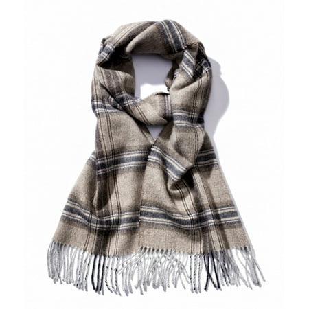 

Invisible World Women s 100% Baby Alpaca Scarves for Winter Plaid and Solid Buenos Aire