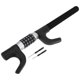 thumbnail image 1 of Candado para Ruedas Unique Bargains Fácil de Llevar Herramienta Antirrobo para Automóvil SUV Candado de Cinturón de Seguridad Universal para Automóvil Furgoneta Autocaravana Antirrobo de Acero Negro, 1 of 1