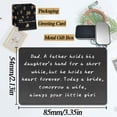 thumbnail image 5 of Dad Wallet Card Father's Day Gifts from Son Daughter Metal Engraved Wallet Card Inserts Birthday Christmas Presents for Papa Daddy-Heroes For Girls Black 04, 5 of 5
