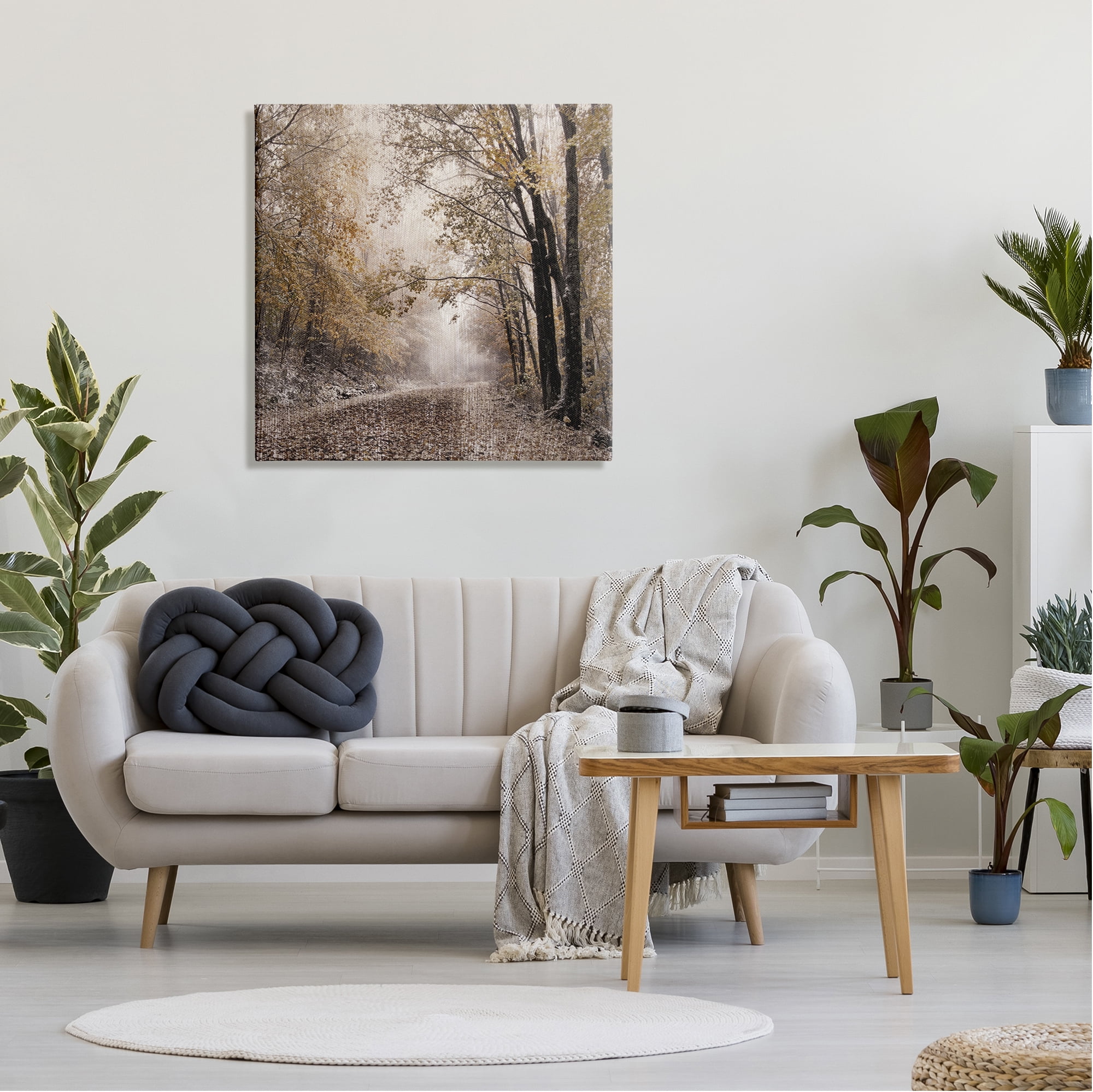 Stupell Sunlit Woodland Nature Trail Landscape Photography Gallery Wrapped Canvas Print Wall Art