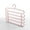 Pink, variant on Eolstice 5 Tier Hanging Pants Rack For Closet Organization, Multi Layer Clip Syste-m For Trousers & Slacks Storage, Space Efficient Solution For Wardrobe Management & Garment Care