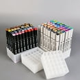 thumbnail image 2 of Table Stand Paint Brushes Holder Marker Pen Box Storage Holder Brush Pencil Rack, 2 of 17