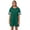 Green, variant on Women's Multiple Colors Available Nightgown Pajama Shirt Dress For Adults
