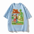 thumbnail image 3 of Don’T Talk To Strangers Print T-Shirt Street Breathable Alien Tshirt Fashion Loose Tees High Quality Cotton Clothes Men Women, 3 of 9