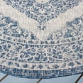 thumbnail image 3 of SAFAVIEH Courtyard Avi Traditional Indoor/Outdoor Area Rug, 6'7" x 6'7" Round, Light Grey/Blue, 3 of 9