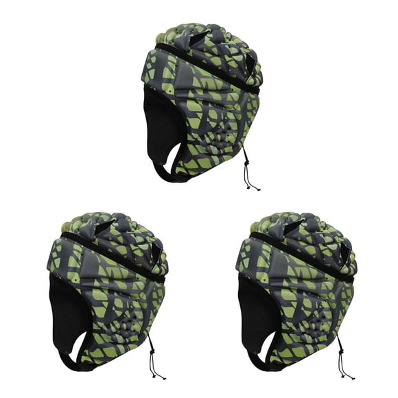 Greeniant EVA portero Rugby fútbol fútbol casco Rugby sombrero cabeza Protector guardia verde Type1 NO1