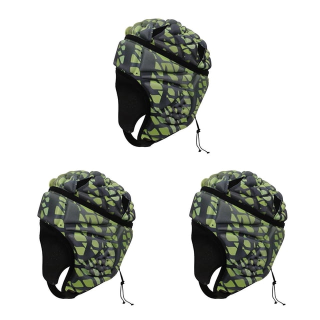 Greeniant EVA portero Rugby fútbol fútbol casco Rugby sombrero cabeza Protector guardia verde Type1 NO1