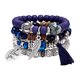 thumbnail image 3 of Pulsera de cuentas bohemia, accesorios decorativos para ropa, delicada pulsera con borlas de alas Estilo C, 3 of 9
