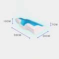 thumbnail image 5 of Cooling Memory Pillows Neck Back Sleeping Pillow Cooling Memory Orthopedic Pillows Gel Neck Pillows Sleeping Cervical Pillow Neck Support Pillow Without Cover 19.7 X 11.8in, 5 of 5