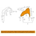 thumbnail image 3 of CAPA For 07-11 CR-V EX/EX-L/LX/SE Front Fender Quarter Panel Primed Driver Side, 3 of 4